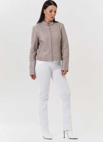 Женская куртка "мото" из натуральной кожи Женская куртка "мото" из натуральной кожи