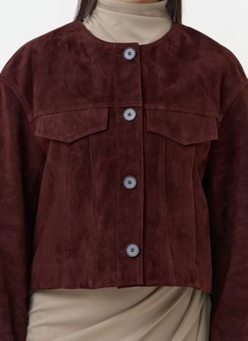 Куртка из натуральной замши 
