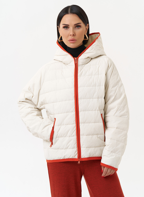 Женская утепленная куртка с капюшоном