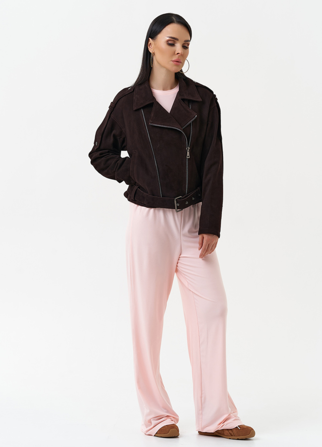 Женская куртка из натуральной замши модель № 30318 универмаг малина