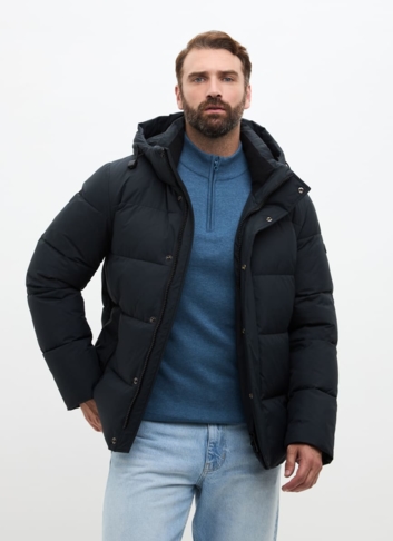 Мужской пуховик с капюшоном Мужской пуховик с капюшоном