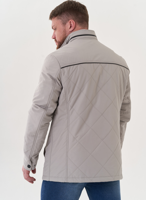 Мужская куртка серого цвета