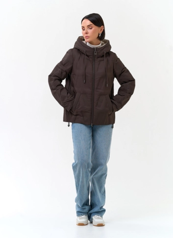 Женская куртка с капюшоном